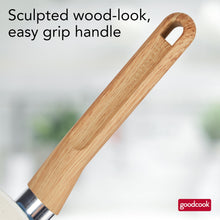 Load image into Gallery viewer, GoodCook Healthy Ceramic Titanium-Infused 3-Piece Fry Pan Set, Light Blue – Induction Cookware, Nonstick Cooking Pan, Frying Pan Skillet for Eggs, Meats, Vegetables, Sauces, Warming Tortillas